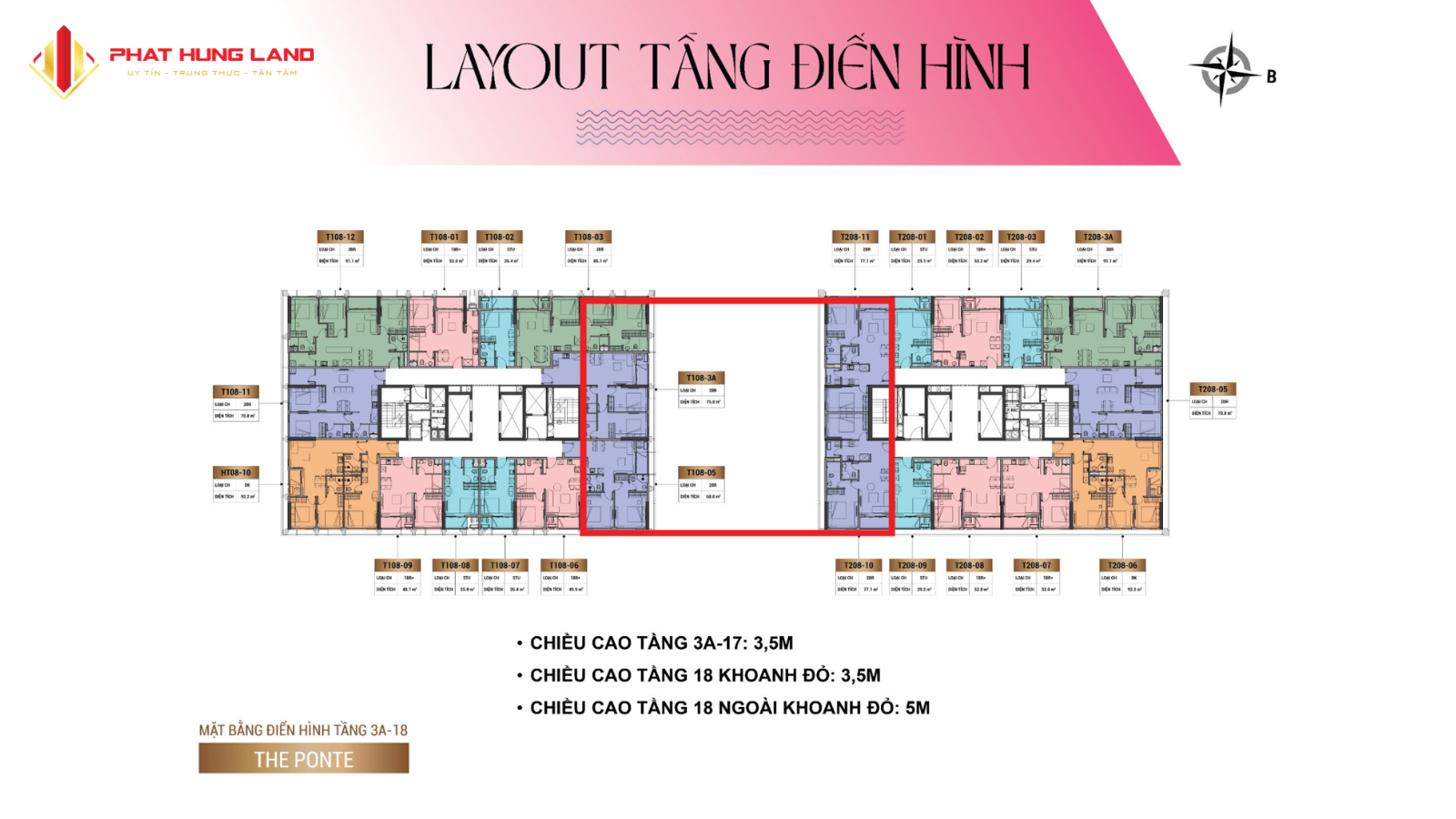 mặt bằng tầng 3-18