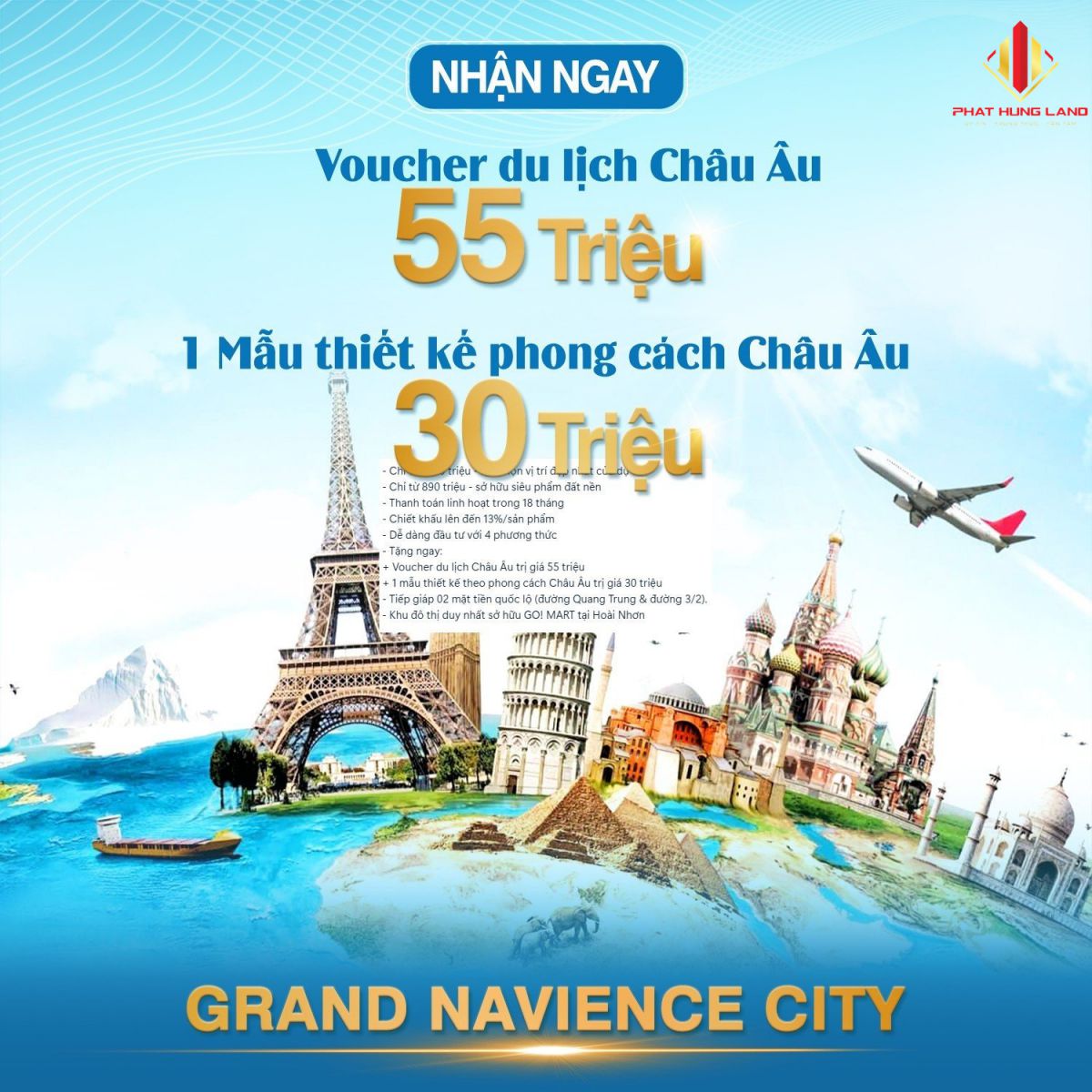 Voucher  DỰ ÁN GRAND NAVIENCE CITY - TAM QUAN