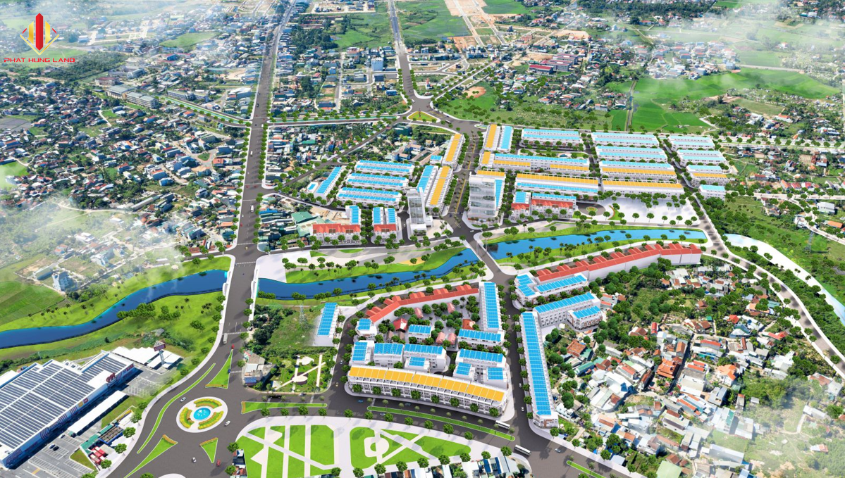 Phối cảnh dự án KDC Tây Bàu Giang
