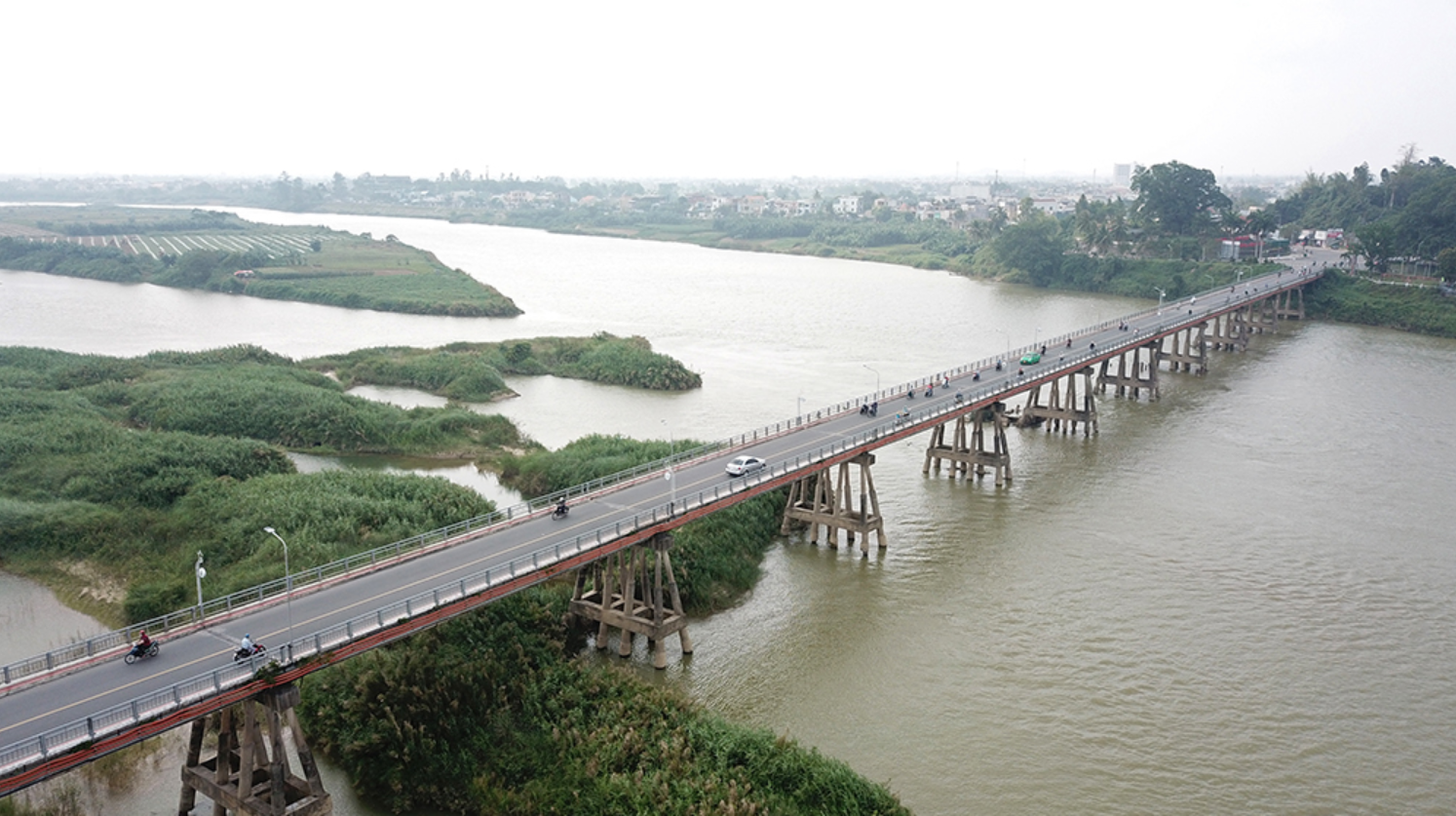 xây mới cầu trà khúc 1